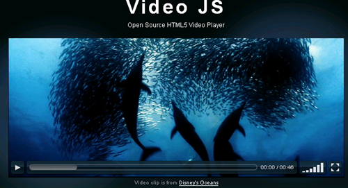 Video JS Open Source HTML5 Video Player