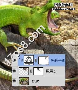 PS简单合成教程:创意合成河马和蜥蜴的怪物_webjx.com