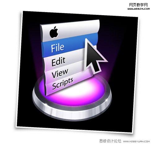 Photoshop教程:制作Mac风格的程序导航_webjx.com